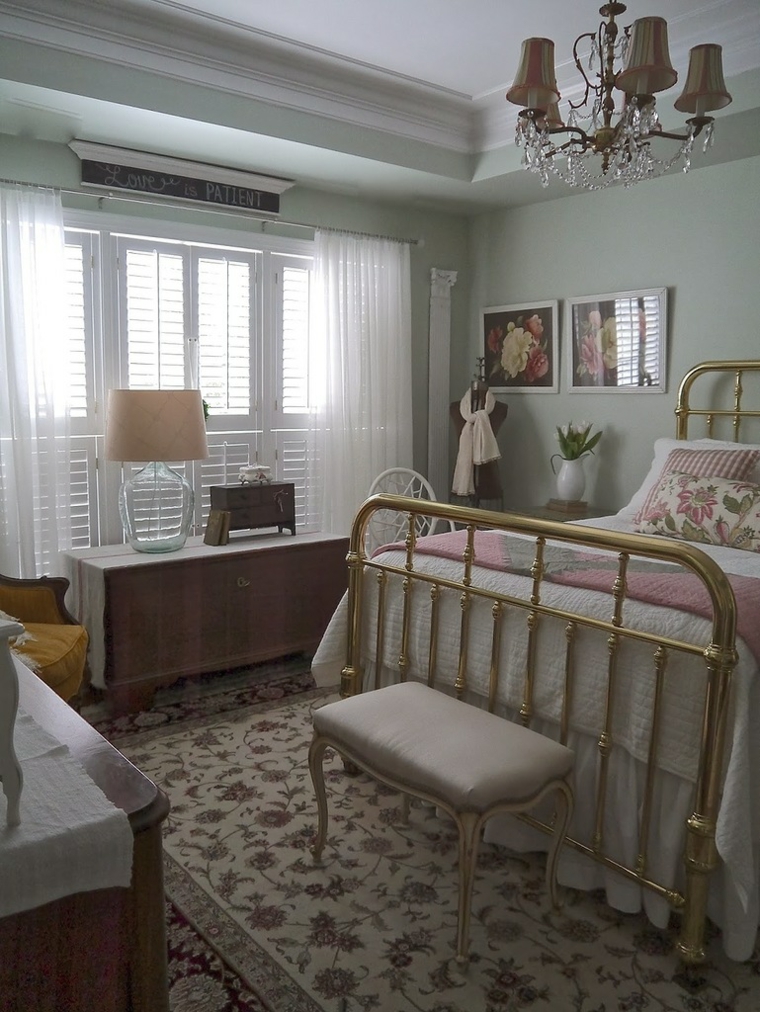 Idées originales de décoration de chambre à coucher Provençale