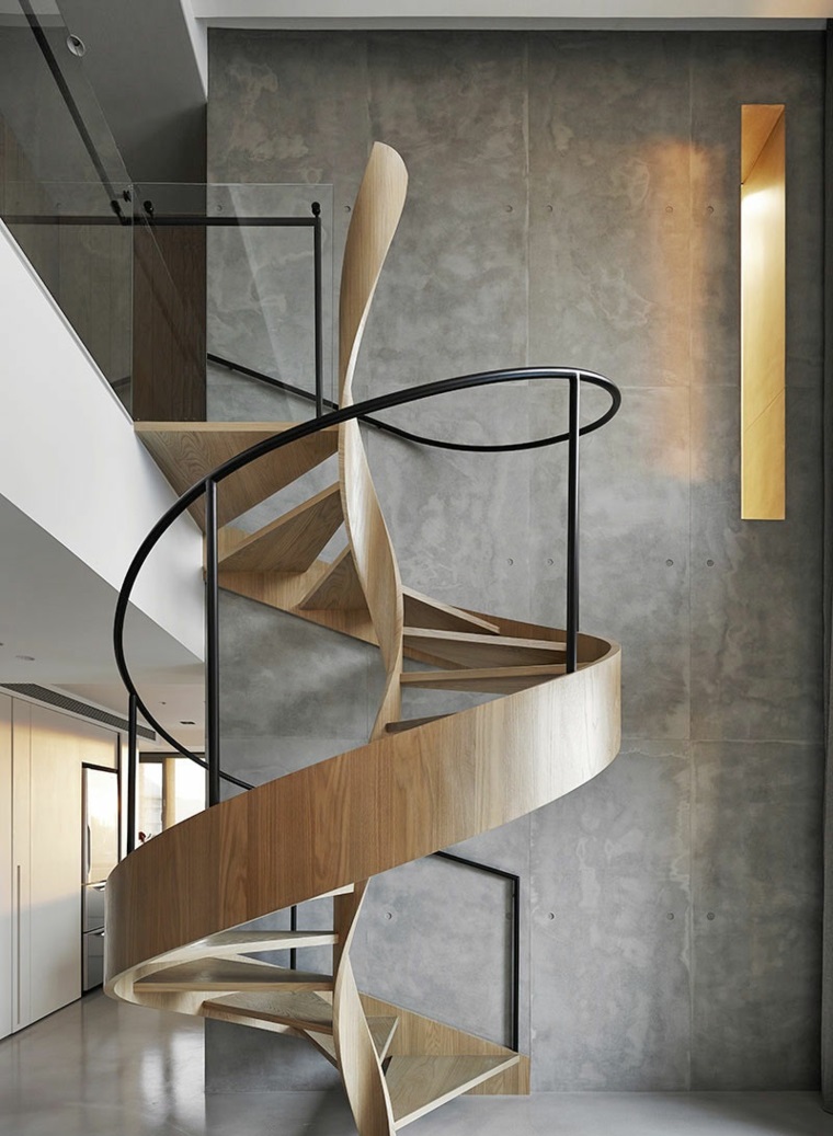 architecture et conception sculpturale des idées d'escalier en colimaçon