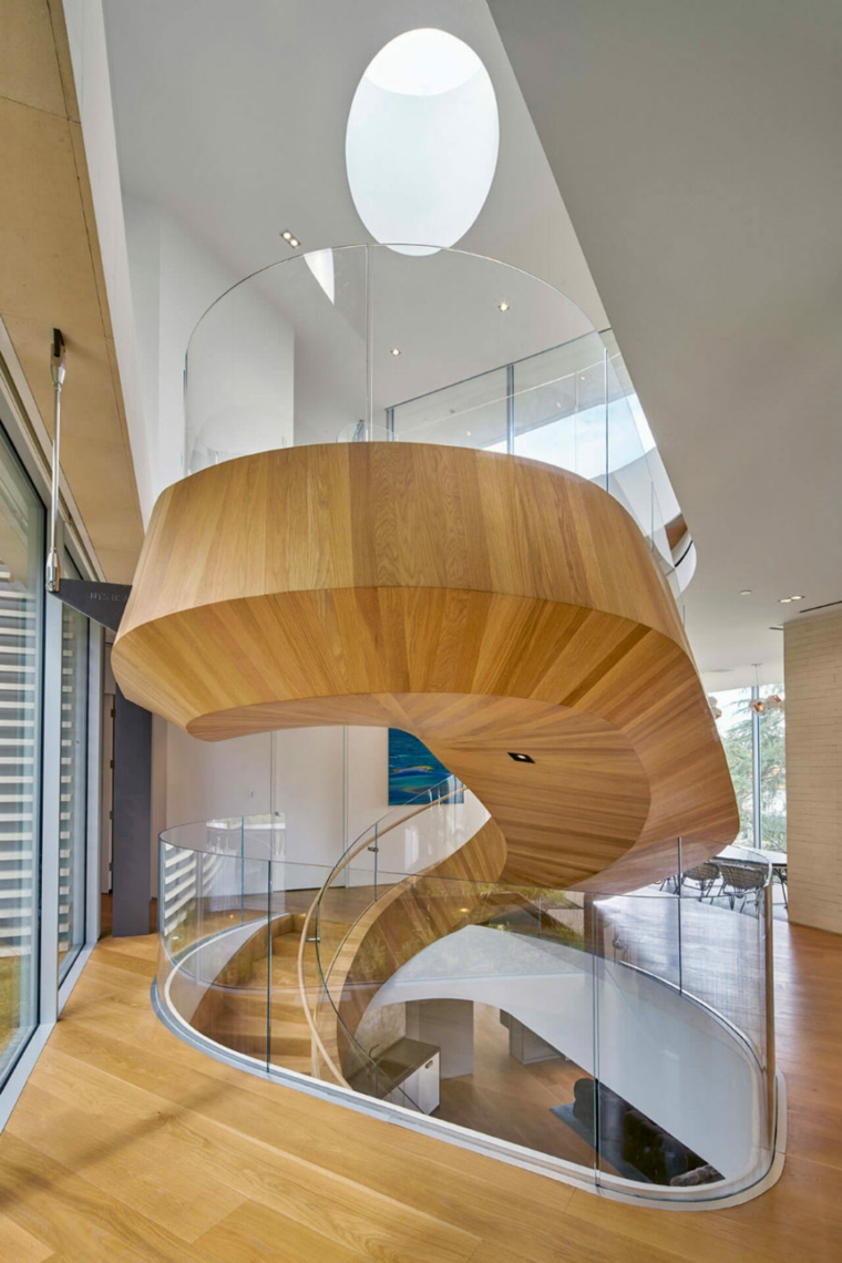 architecture design escaliers bois belzberg architectes idées