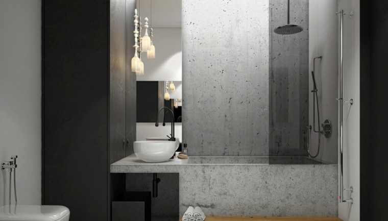Murs de design d'intérieur Idées de marbre de style industriel