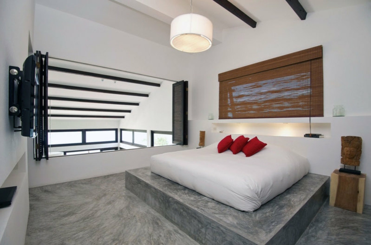 chambres spéciales modernes lits en bois