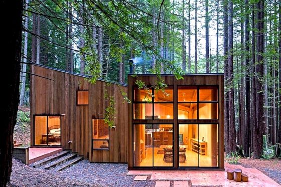 Conception de maison de campagne en bois