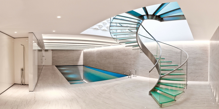 conception d'escaliers intérieurs modernes