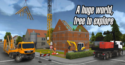 Jeu de construction de maison Jeu de construction de maison avec des machines