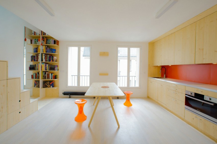 petit appartement paris france idées de design minimaliste