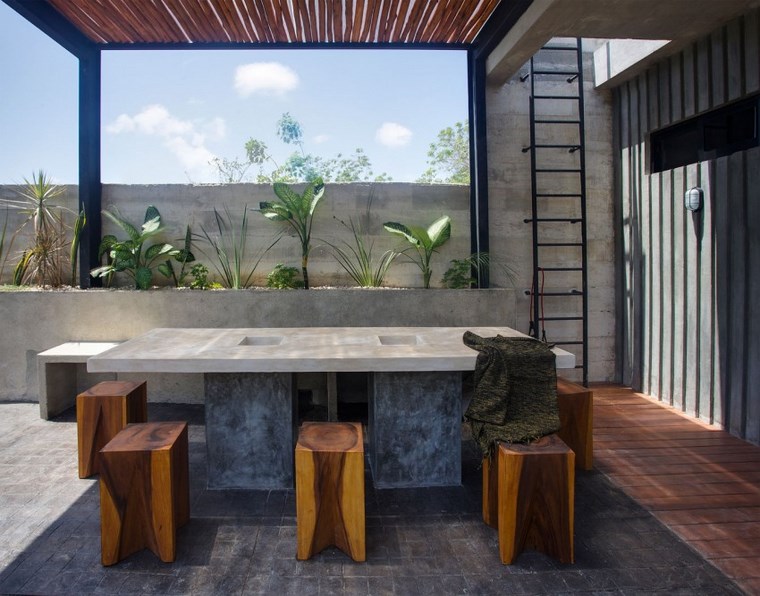 Idées de table design mexico terrasse pergola