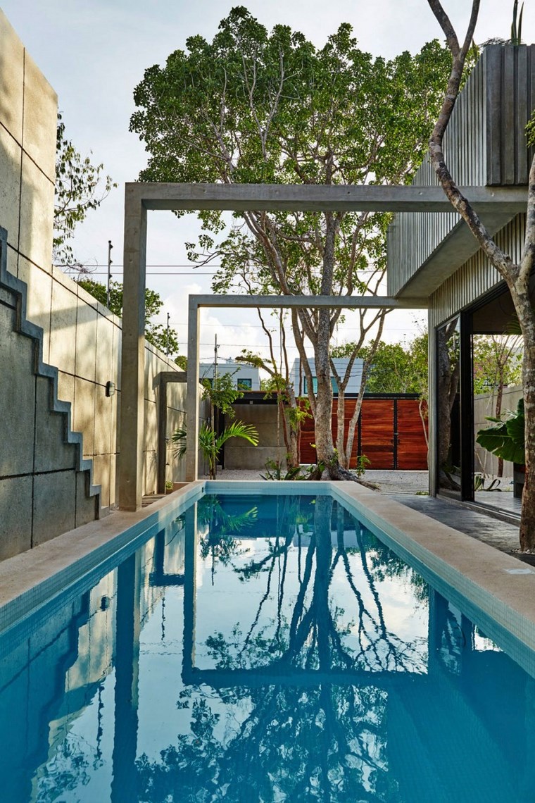 idées de piscine de jardin design mexique