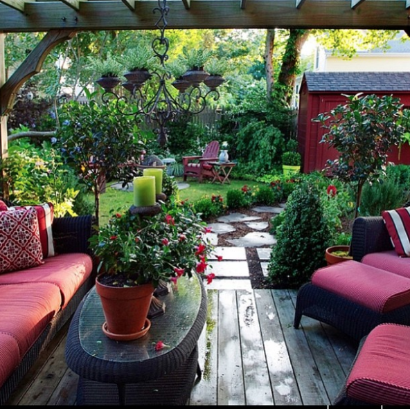 30 idées pour décorer la terrasse en vert printemps été
