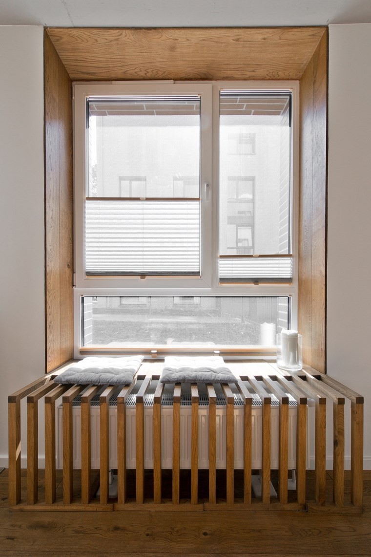 idées de siège de fenêtre de style scandinave de design d'intérieur
