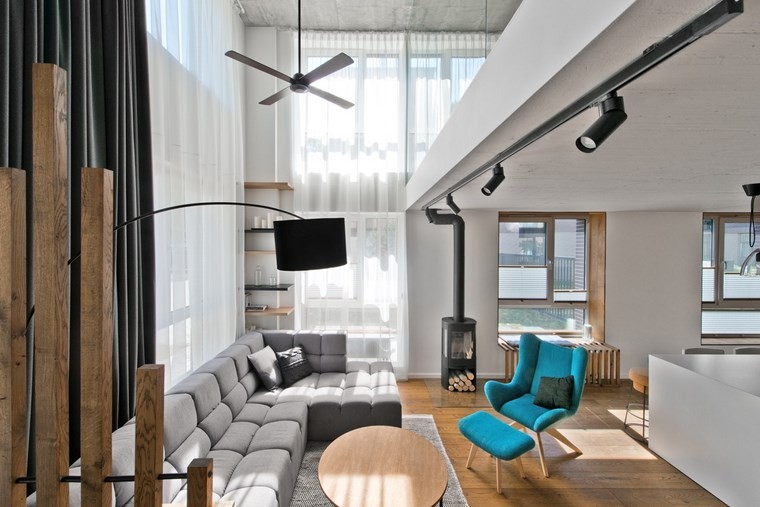 design d'intérieur salon de style scandinave idées de plancher en bois