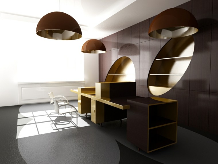 mobilier de bureau design moderne en bois