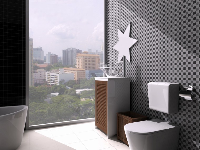 conception de salle de bain moderne idées originales de lavabo mural
