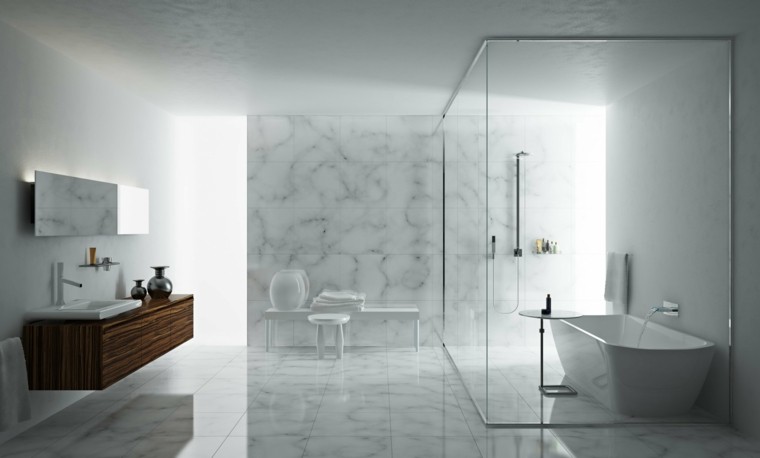 conceptions de salle de bain moderne idées de marbre de style minimaliste