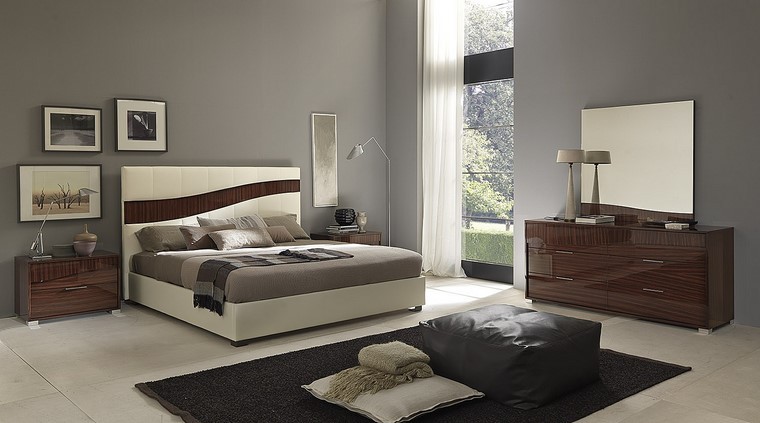 idées pour la décoration des chambres à coucher meubles en bois de style classique moderne