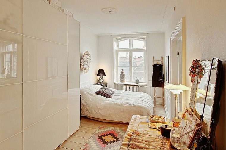 Appartement design scandinave chambre étroite
