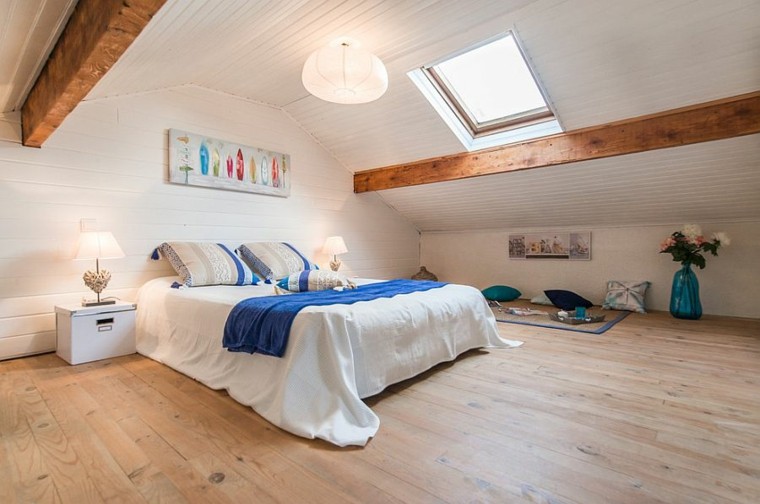 beauté murs parquet chambre à coucher design scandinave moderne
