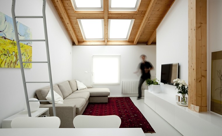 plafond en bois de décoration intérieure