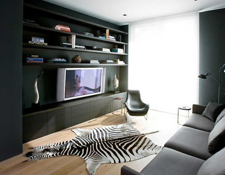dzīvojamās istabas dizaina atzveltnes krēsls zebra caceria āda