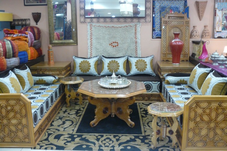 Nápady do malého obývacího pokoje Marocká stříbrná konvice na čaj