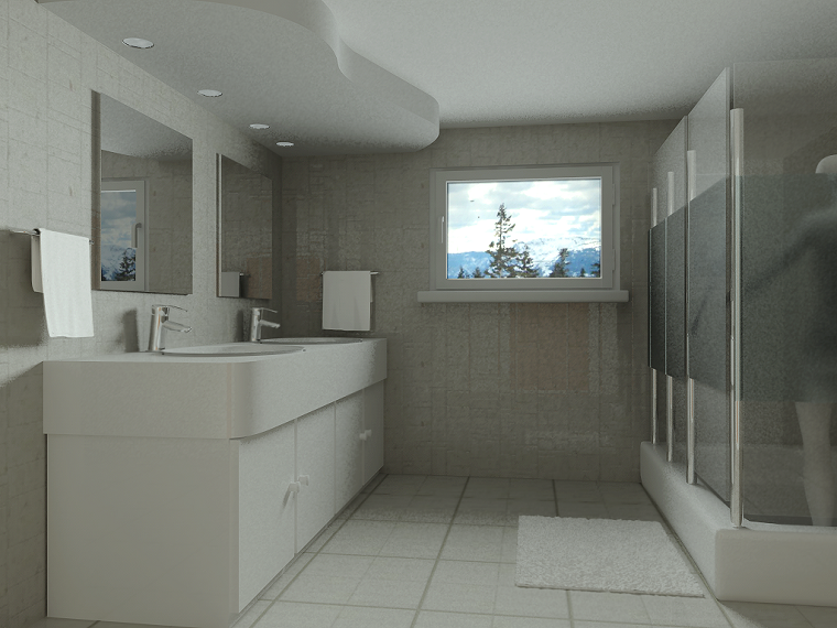 salle de bain moderne style minimaliste