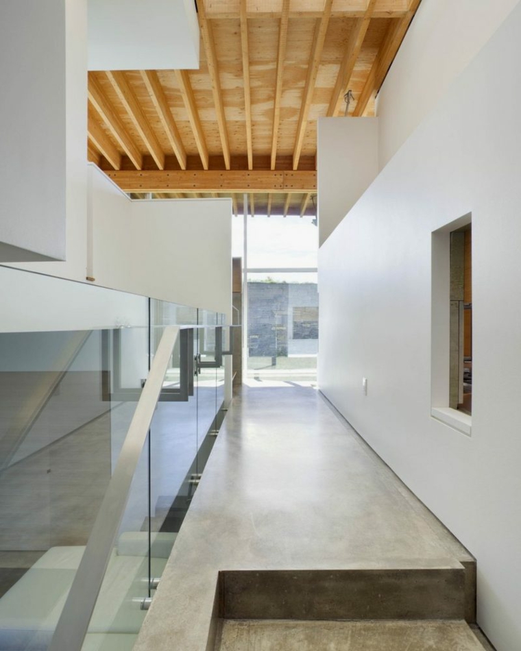 conception de plafond en bois de style minimaliste