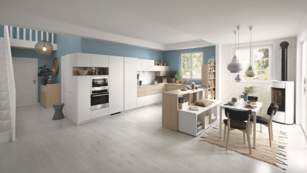 15 petites cuisines en L 2021 2022 CUISINE SCHMIDT en L bois blanc 