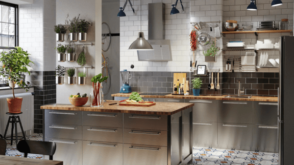 15 petites cuisines avec îlot 2021 2022 cuisine IKEA moderne 