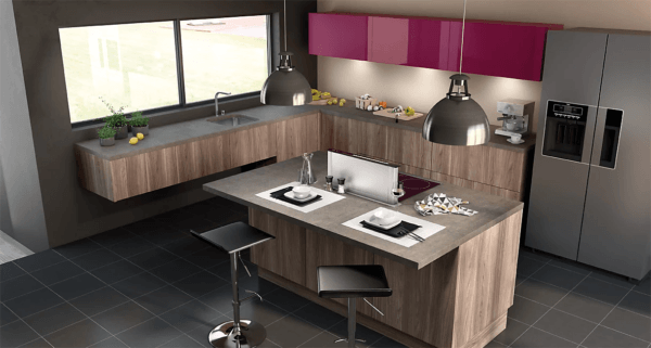 15 petites cuisines avec îlot 2021 2022 cuisine moderne LEROY MERLIN 
