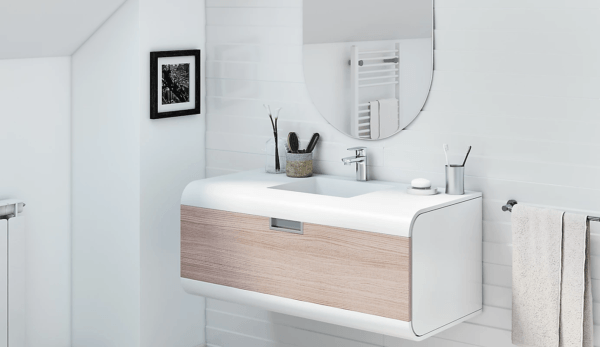 15 salles de bain modernes avec douche 2021 2022 SALLE DE BAIN leroy merlin meuble flottant 