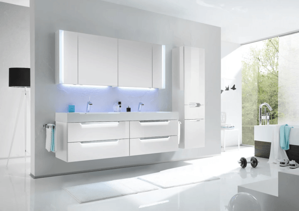 15 salles de bain modernes avec douche 2021 2022 SALLE DE BAIN leroy merlin double blanc 