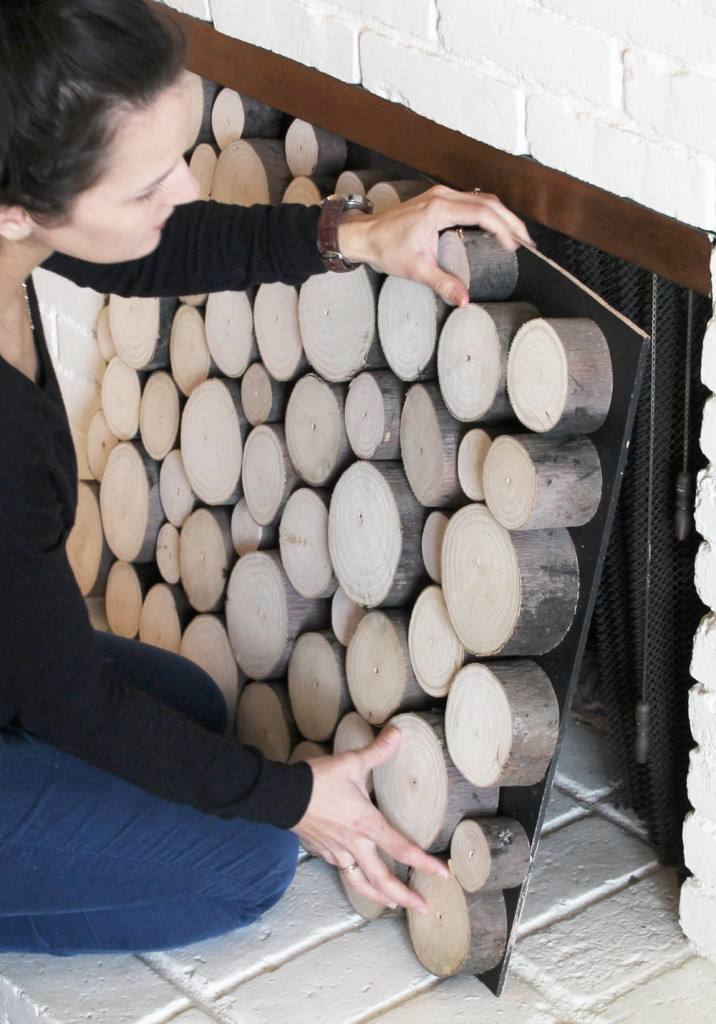 Comment décorer la cheminée en été DIY