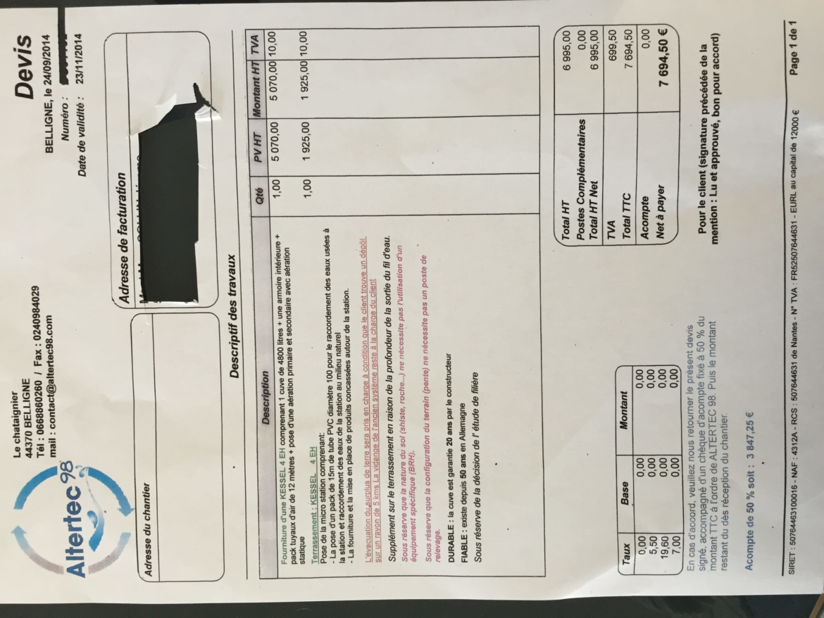 Comment annuler un devis signé sans acompte ?