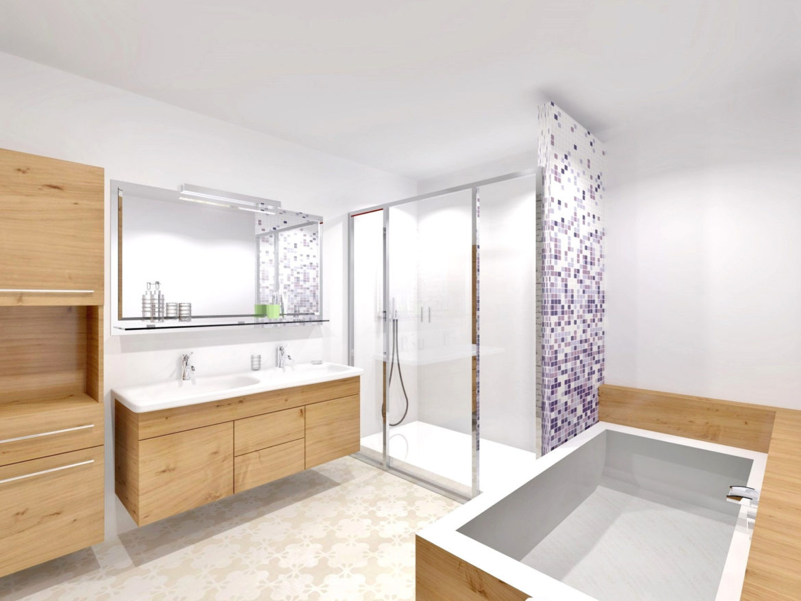 Comment cacher des toilettes dans une salle de bain ?