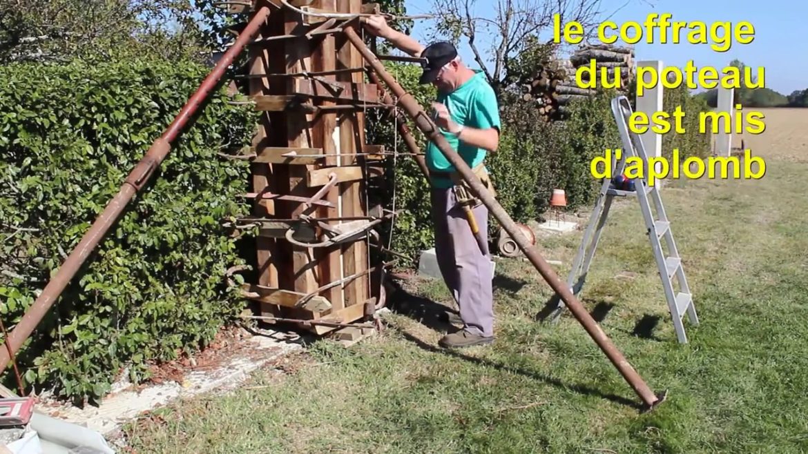 Comment caler un poteau ?