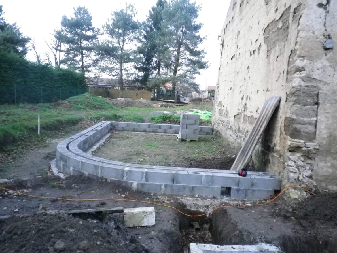 Comment construire un mur en arrondi ?