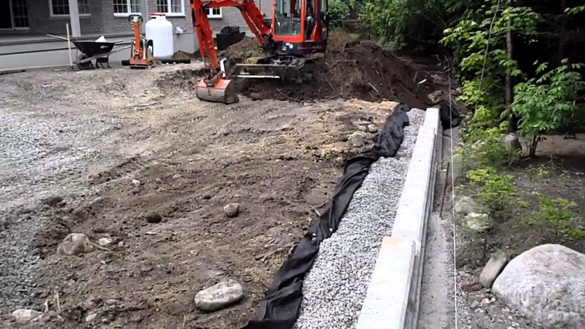 Comment faire un drainage derrière un mur ?