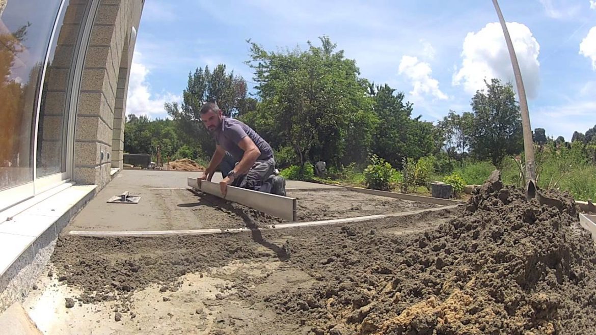 Comment faire une chape pour carrelage extérieur ?