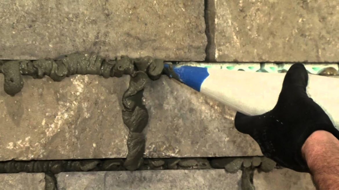 Comment injecter du ciment dans une fissure ?