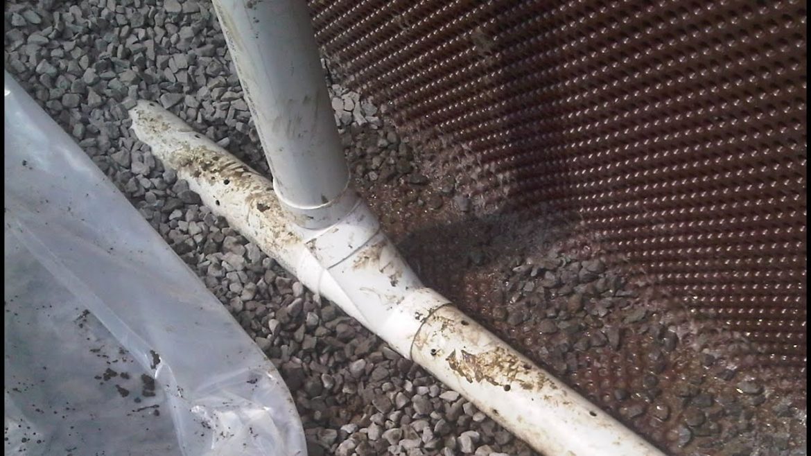 Comment installer tuyau drainage ?