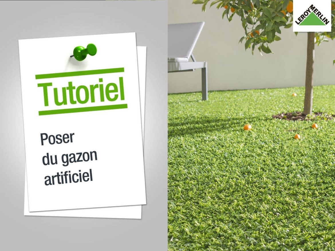 Comment mettre de la fausse pelouse sur de la terre ?