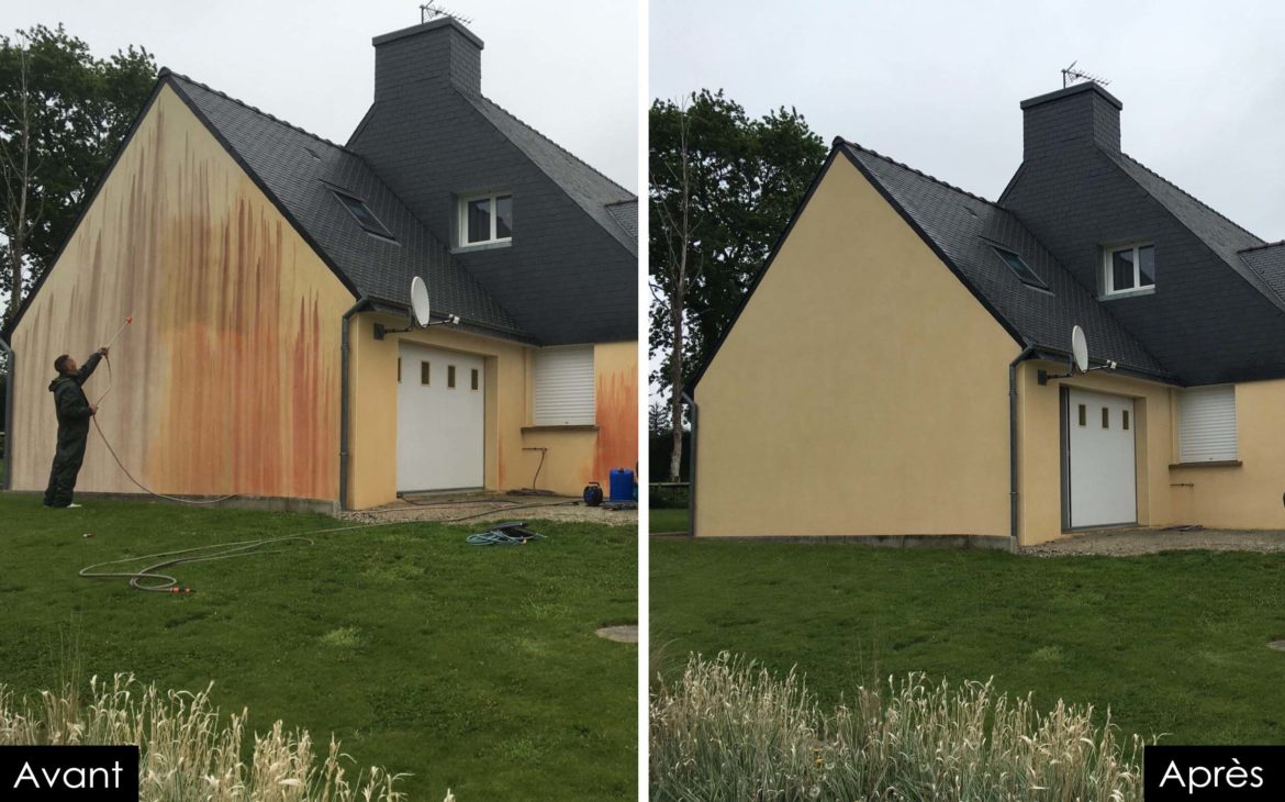 Comment nettoyer façade maison Javel ?