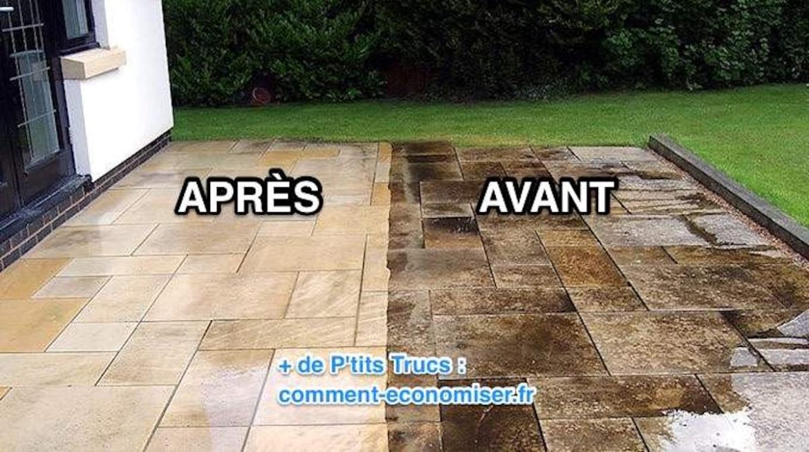 Comment nettoyer une terrasse noircie ?