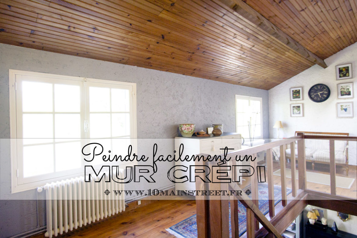 Comment peindre un mur crépi ?