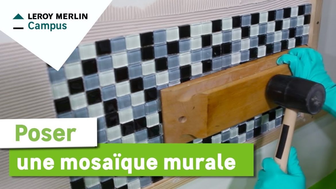 Comment poser de la mosaïque dans un angle ?