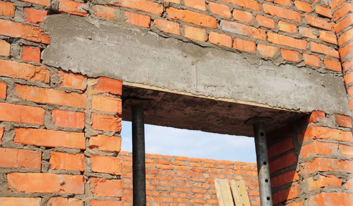 Comment poser un linteau béton ?