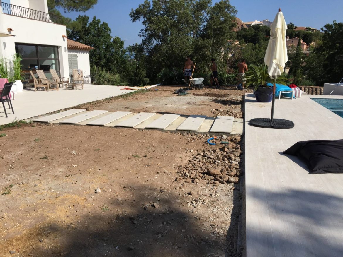 Comment rattraper le niveau d'une terrasse ?