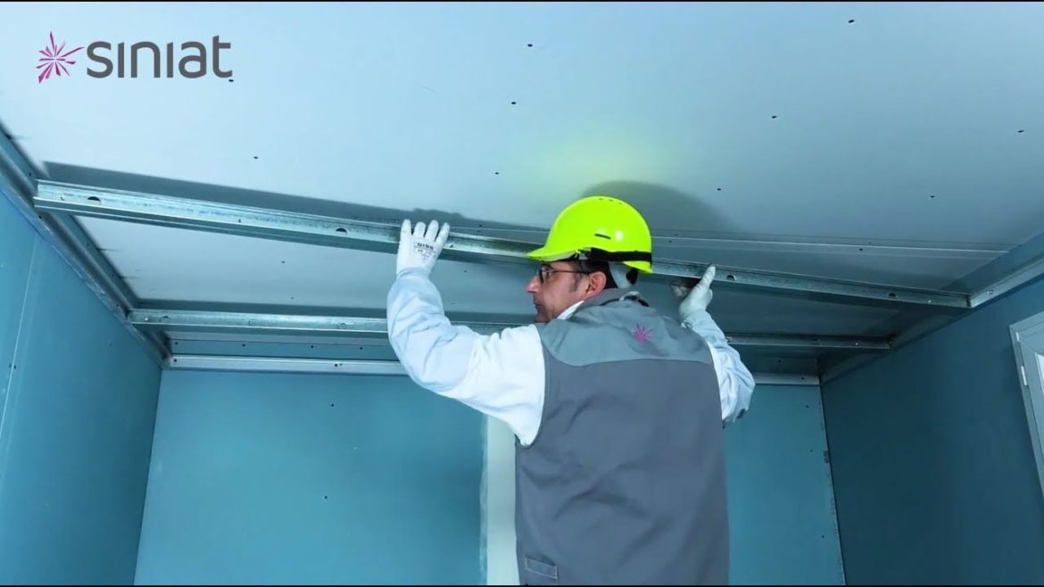 Comment réaliser un plafond autoportant ?