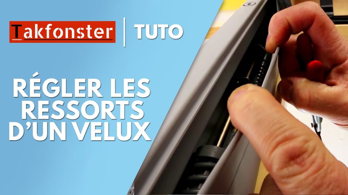 Comment régler un velux à projection ?