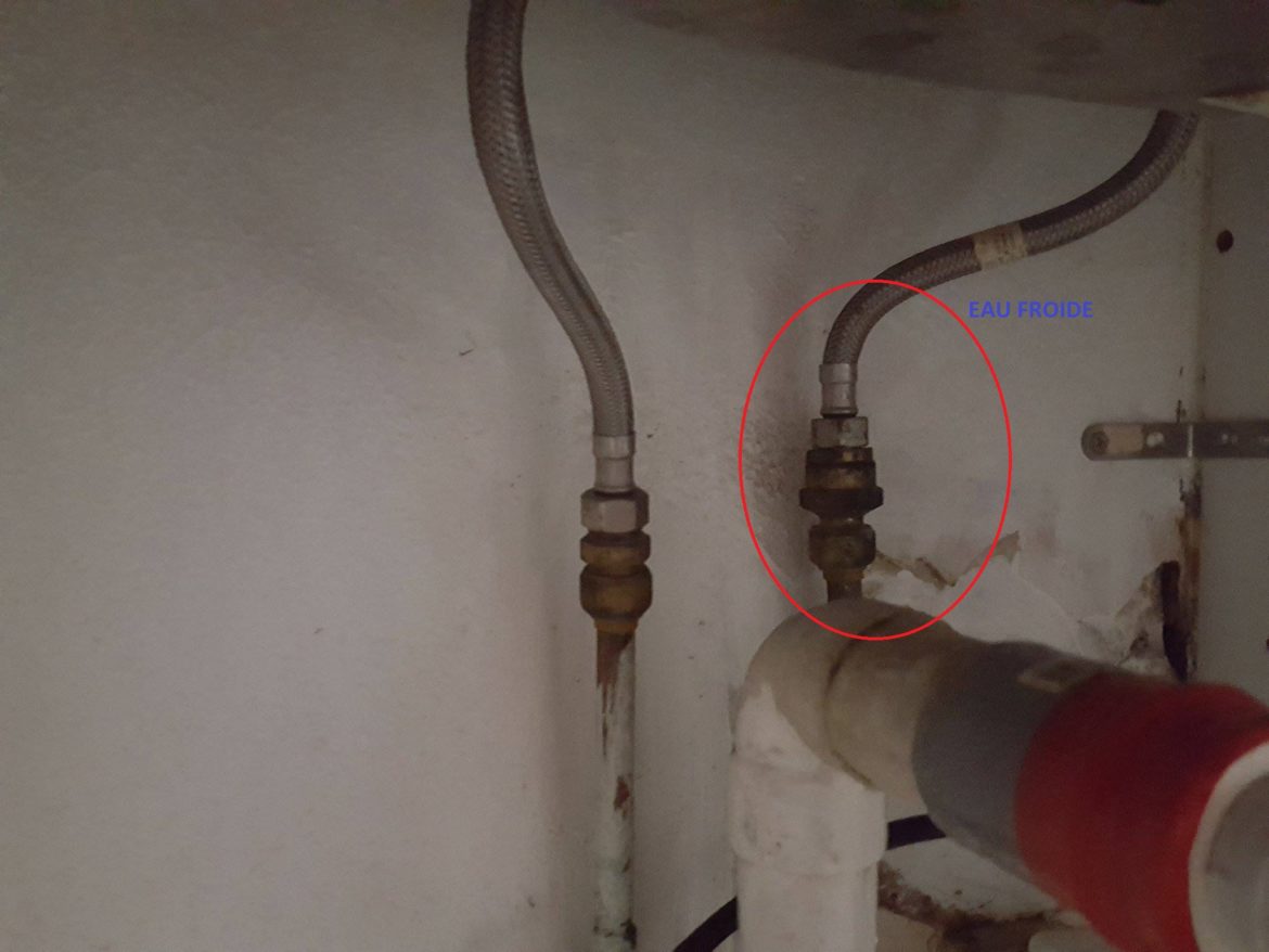 Est-il possible d'installer une arrivée d'eau ?