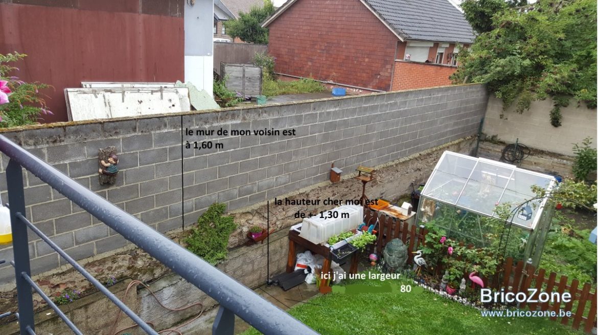 Puis-je me fixer sur le mur de mon voisin ?